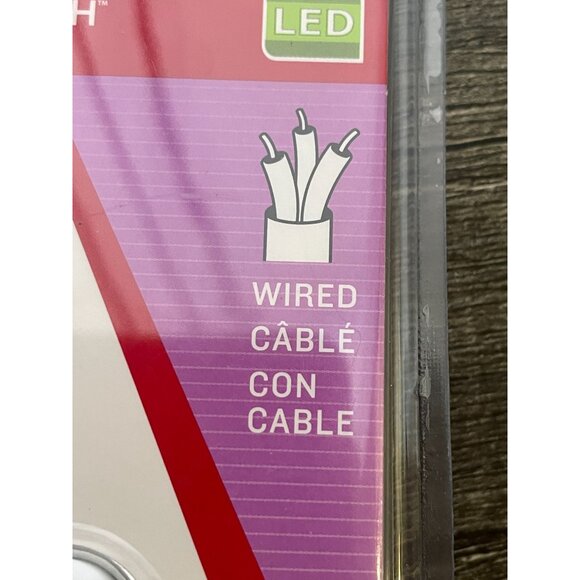 Utilitech Wired Lighted Button Nickel Finish Part #2369365 New opened package - Picture 6 of 8